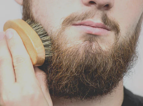 exfoliate beard men skin