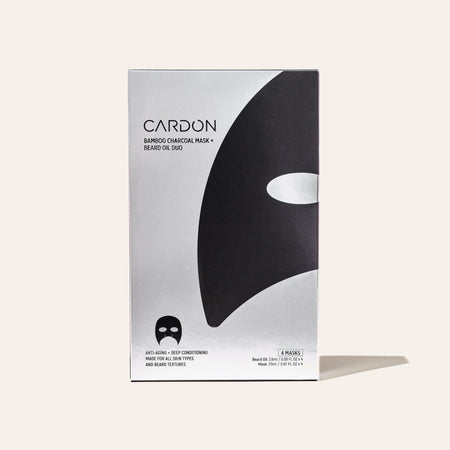 Bamboo Charcoal Sheet Mask + Beard Oil